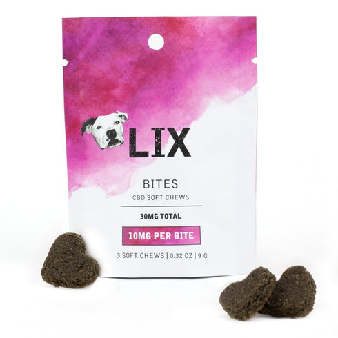 Lix CBD Trial Bites Dog Soft Chews 30mg 3Ct - Poudre Pet and Feed Supply